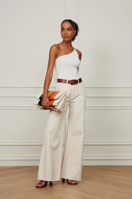 Blusa Com Um Ombro Só De Tricot Basic | Animale (BR)