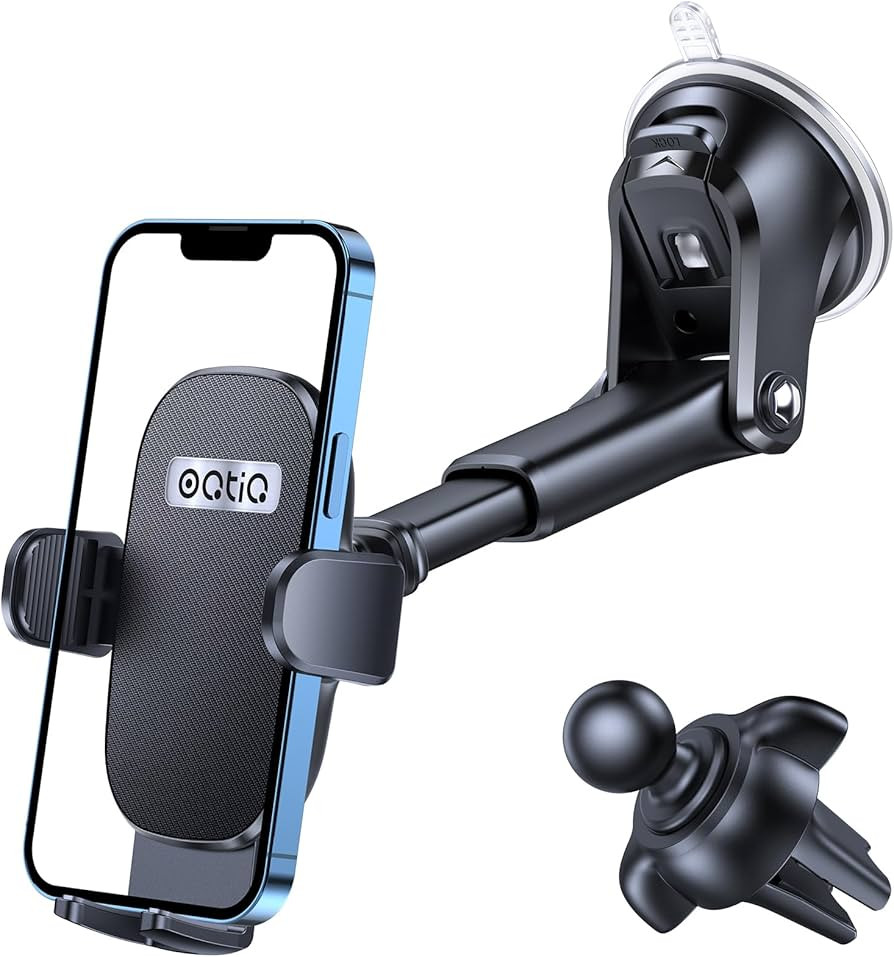 OQTIQ 3-in-1 Car Phone Mount for Dashboard, Windshield & Air Vent \u2013 Strong Suction Cup Holde... | Amazon (US)