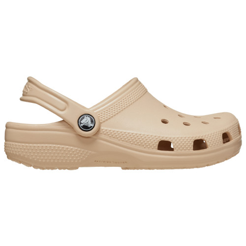 Boys Crocs Crocs Classic Clogs - Boys' Grade School Shoe Brown/Brown Size 04.0 | Kids Foot Locker (US)
