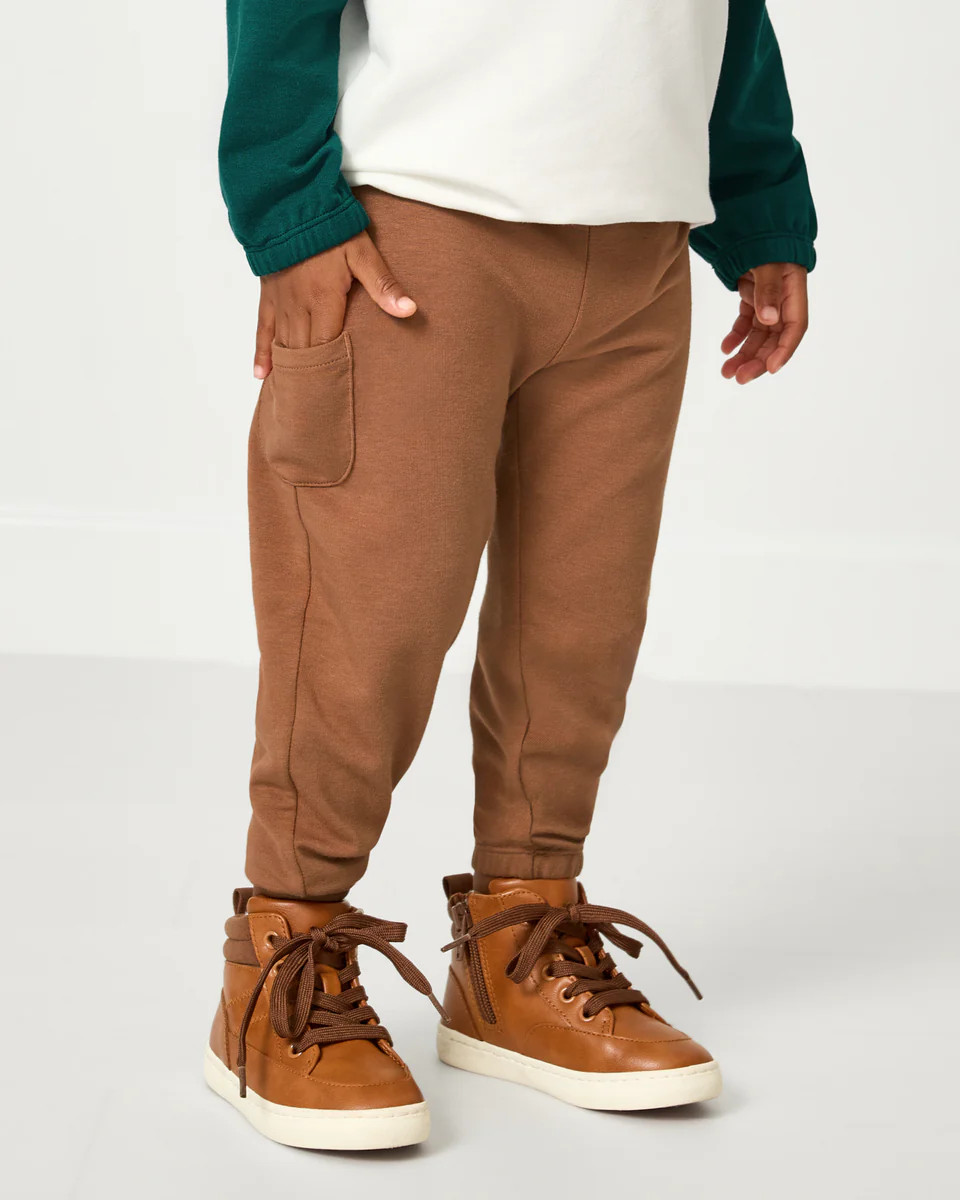 Caramel Cinched Jogger | Little Sleepies