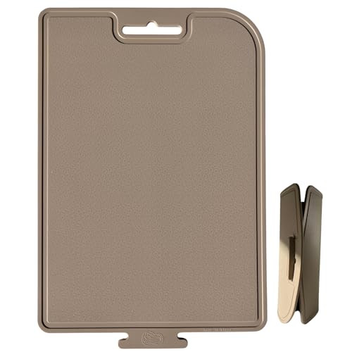 Korean Made Thick Silicone Double-Sided Usable Cutting Board 14.3" x 5.7" Foldable Design Drip Gr... | Amazon (US)