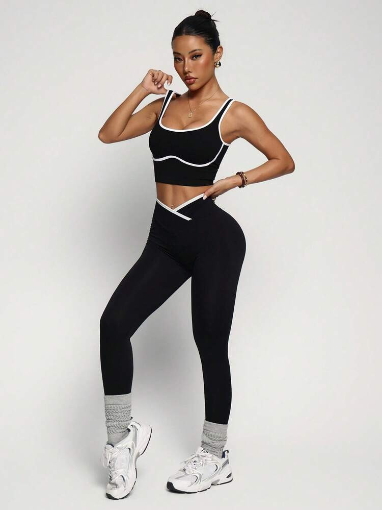 Yoga Seamless Sports Set  | SHEIN
