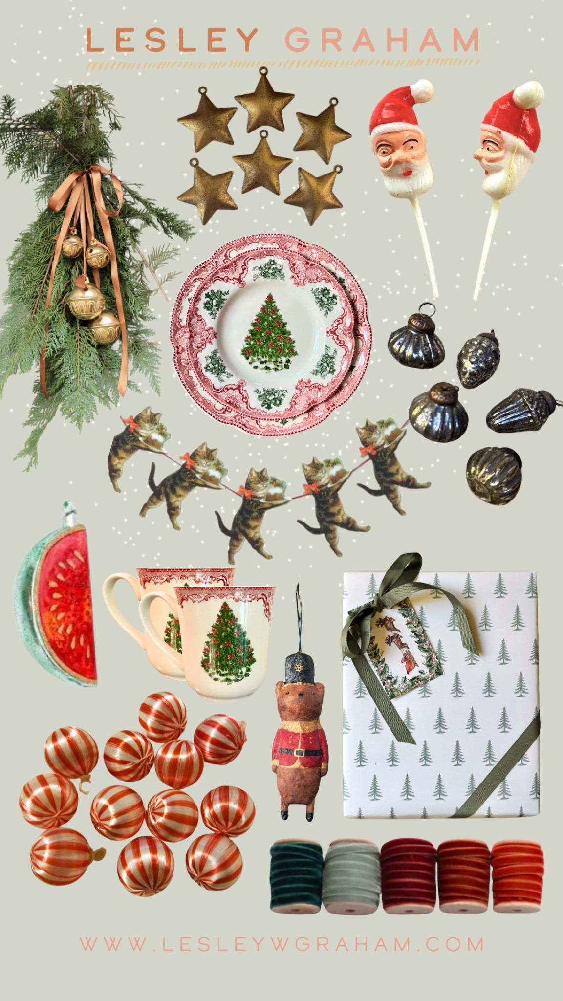 Vintage Christmas decor vintage inspired decor ornaments wrapping paper bells British plates Santa 

#LTKHome #LTKHoliday #LTKSeasonal