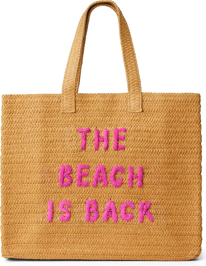 The Beach is Back Straw Tote | Nordstrom
