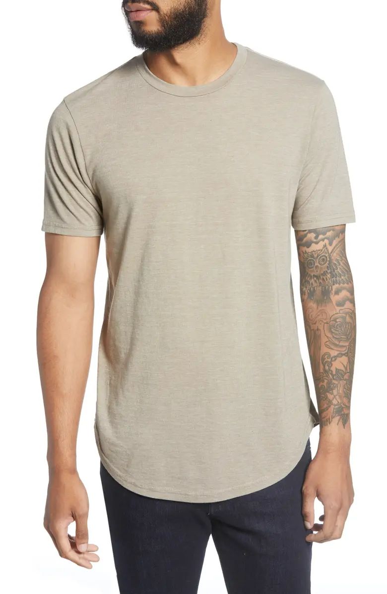 Triblend Scallop Crewneck T-Shirt | Nordstrom