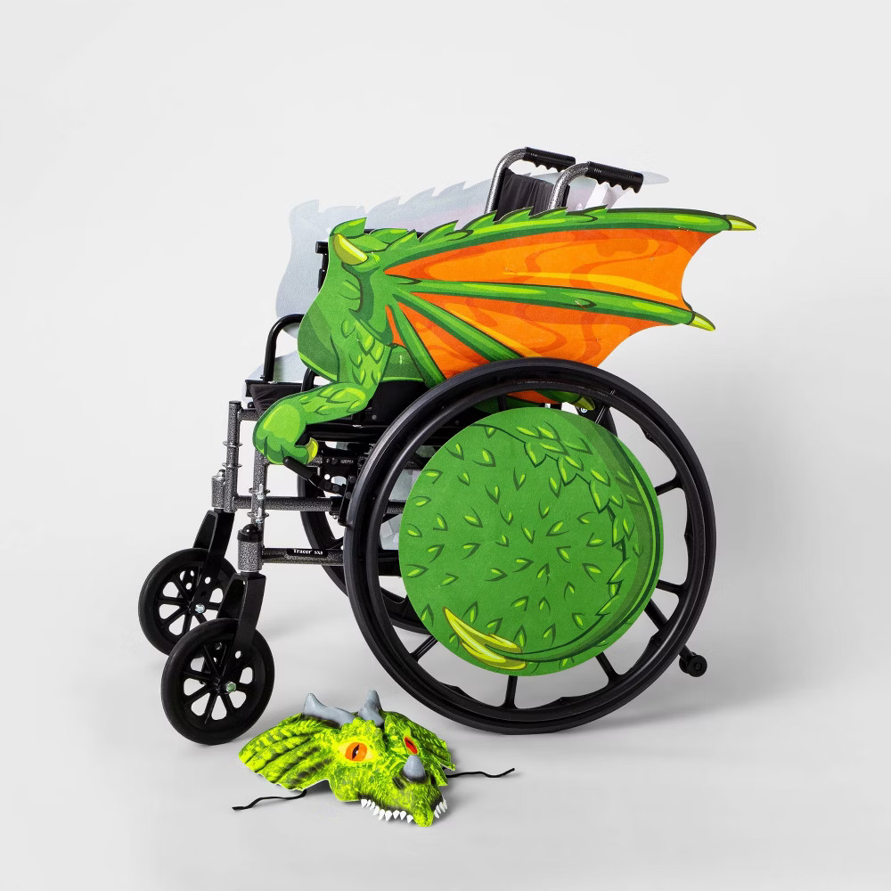 Kids' Adaptive Dragon Halloween Costume Wheelchair Cover with Headpiece - Hyde & EEK! Boutique™ | Target