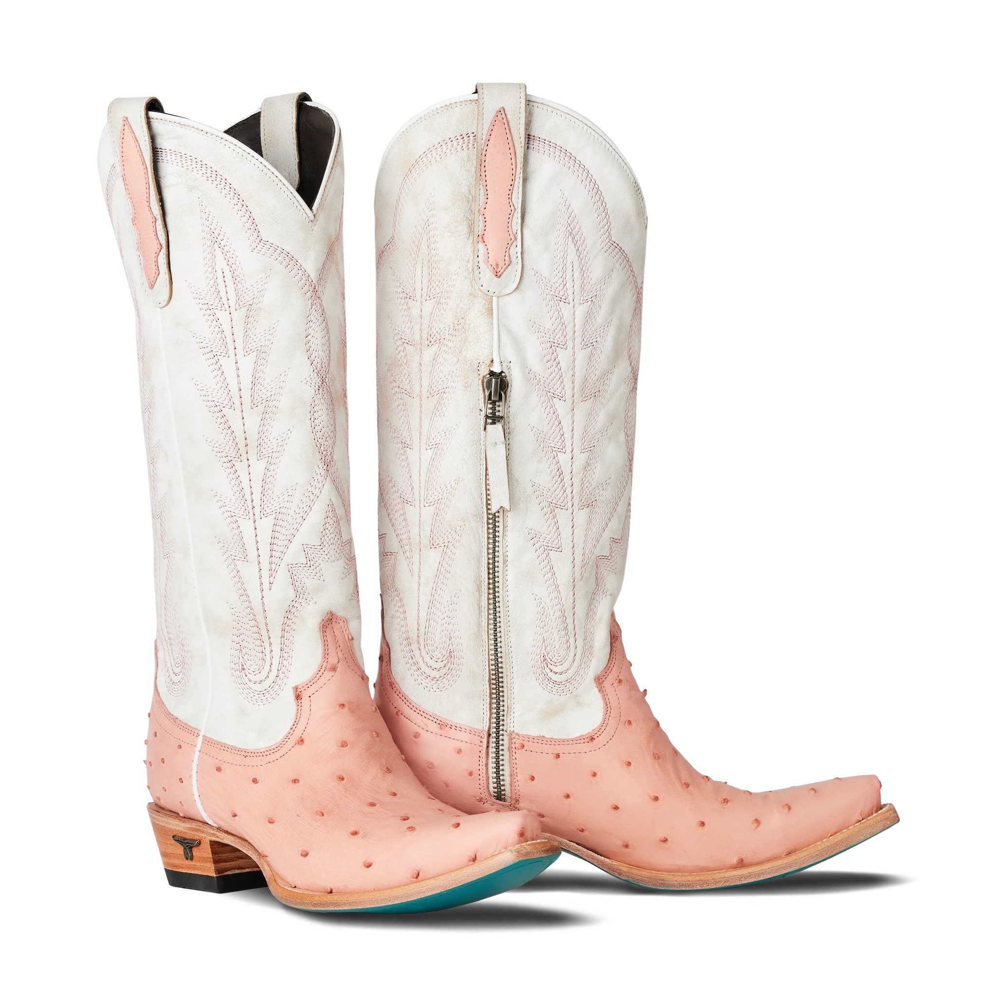 Skylight Boot - Blush Ostrich | Lane Boots