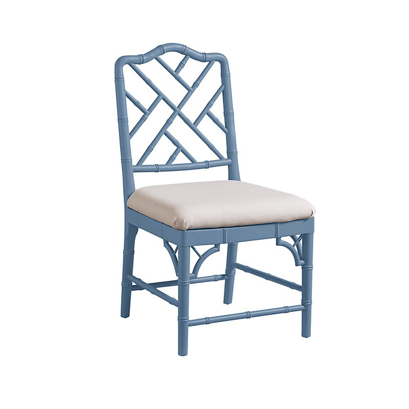 Set of 2 Dayna Side Chairs - Cornflower/Sandberg Parchment - Ballard Designs | Ballard Designs, Inc.