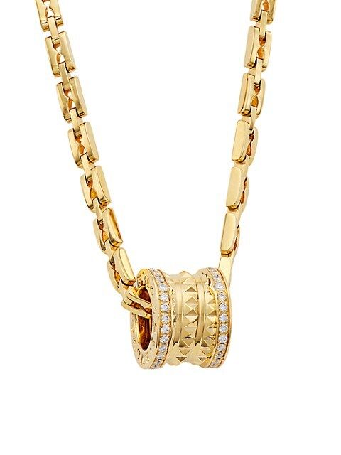 B.zero1 18K Yellow Gold & Diamond Pendant Necklace | Saks Fifth Avenue