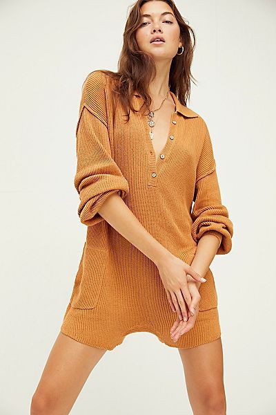 Picnic Sweater Romper | Free People (Global - UK&FR Excluded)