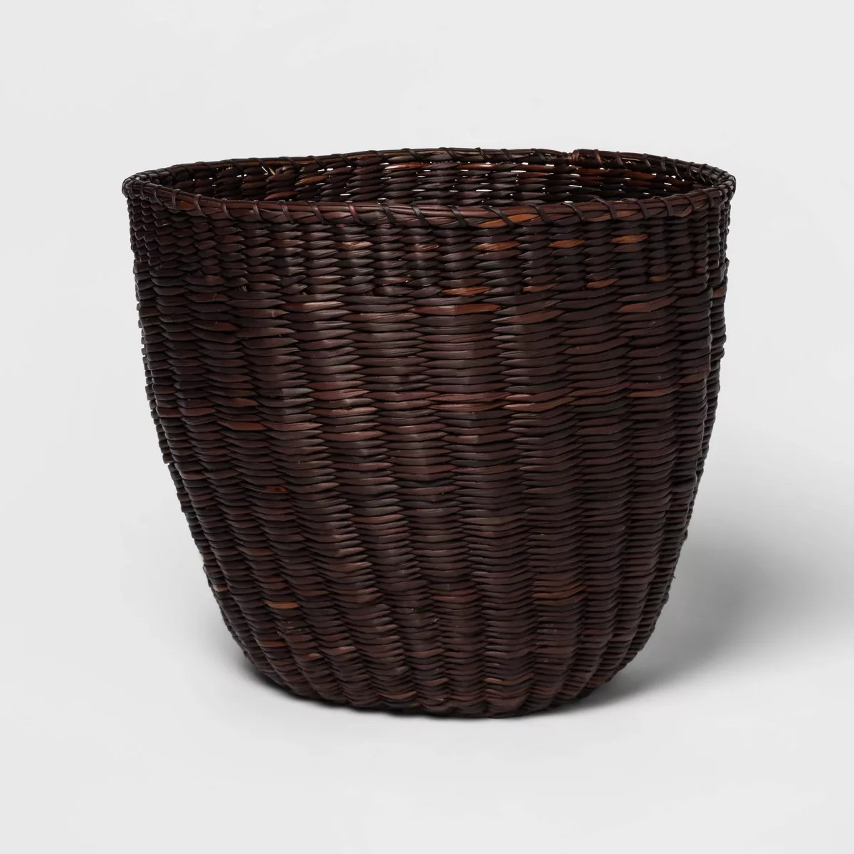 Small Round Woven Junco Basket Dark Purple - Threshold™ | Target