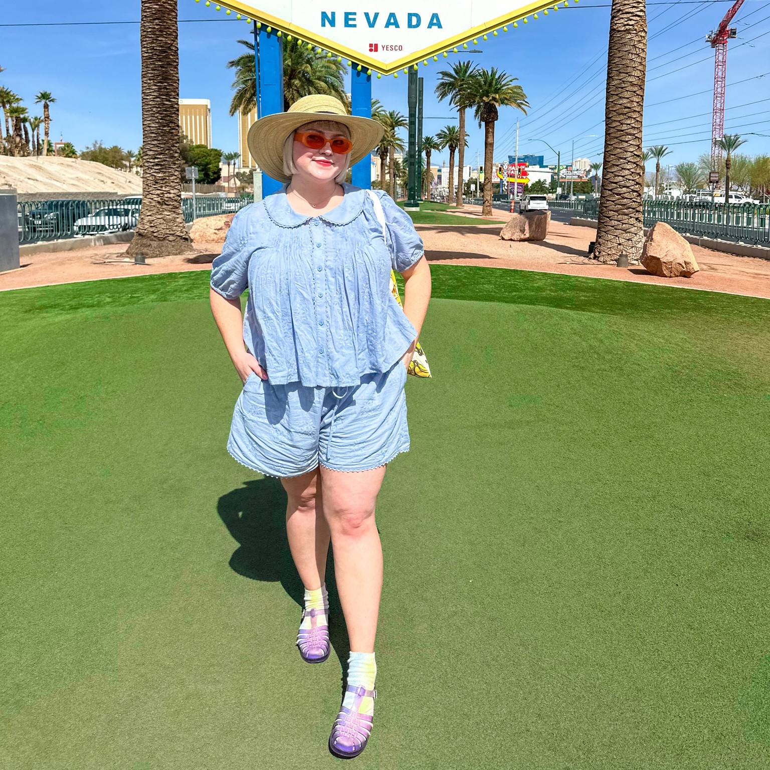 Plus size summer two piece set! Short set! Plus size friendly vacation outfit. Vacation outfit. Wearing size 1X on top and XL on bottom! #vacationoutfits 

#LTKmidsize #LTKplussize #LTKtravel