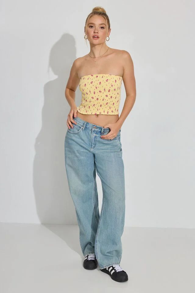 Vera Smocked Tube Top | Garage Clothing