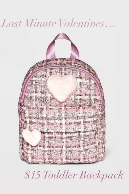 Just spotted this heart themed toddler backpack and one of your little girls needs it because it’s only $15.   It’s the perfect Valentine’s Day gift for your little ones.  I’ve tagged other great Valentine gift ideas too for your girls.

#ValentineGifts #GiftsForToddlerGirls #GiftsForGirls #TargetFINDS #Under20 #ValentinesUnder20 

#LTKfindsunder50 #LTKkids #LTKSeasonal