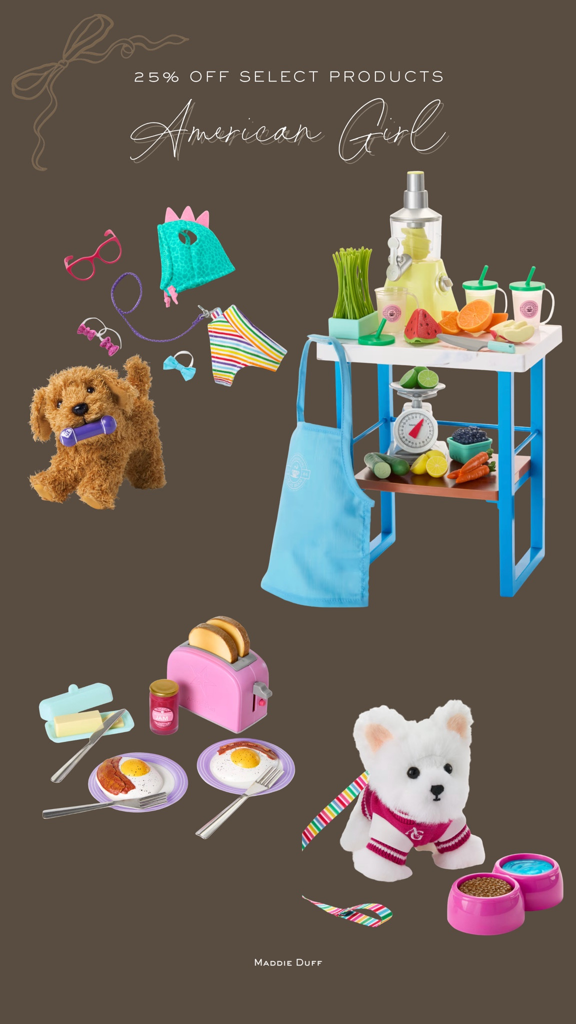 Select accessories are 25% off at American Girl!

Toddler gift ideas, girls gift ideas, kids gift guide 

#LTKKids #LTKHoliday #LTKGiftGuide