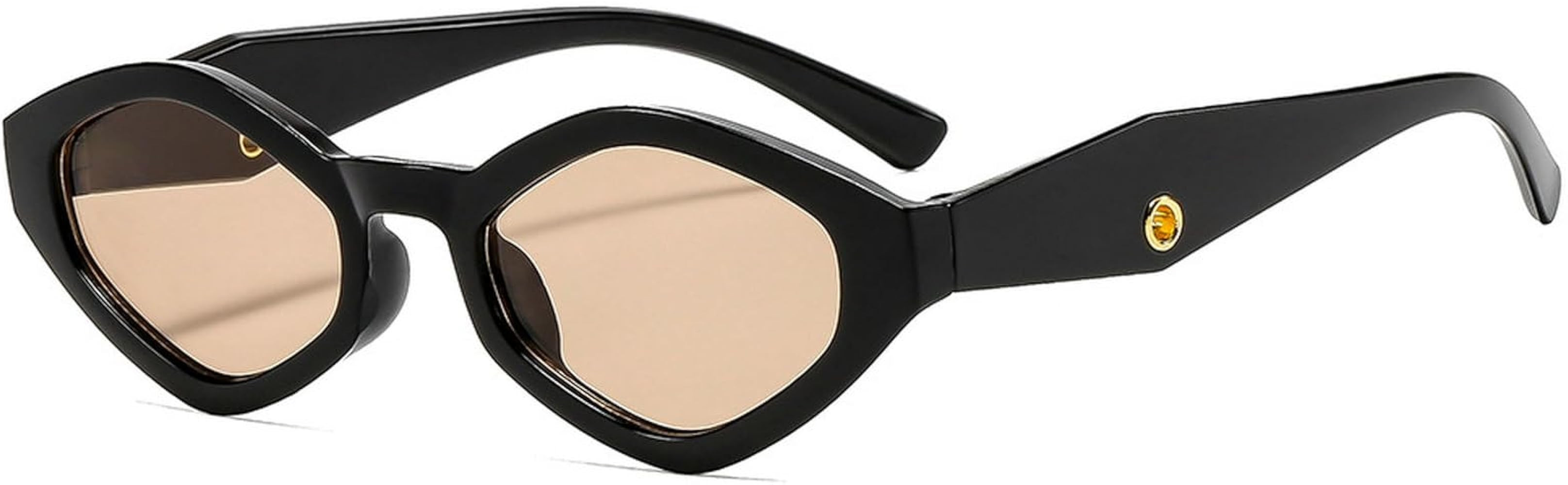 Vintage Cat Eye Sunglasses Women Men 2025 Designer Fashion Goggle Sun Glasses Female Trends Shade... | Amazon (US)