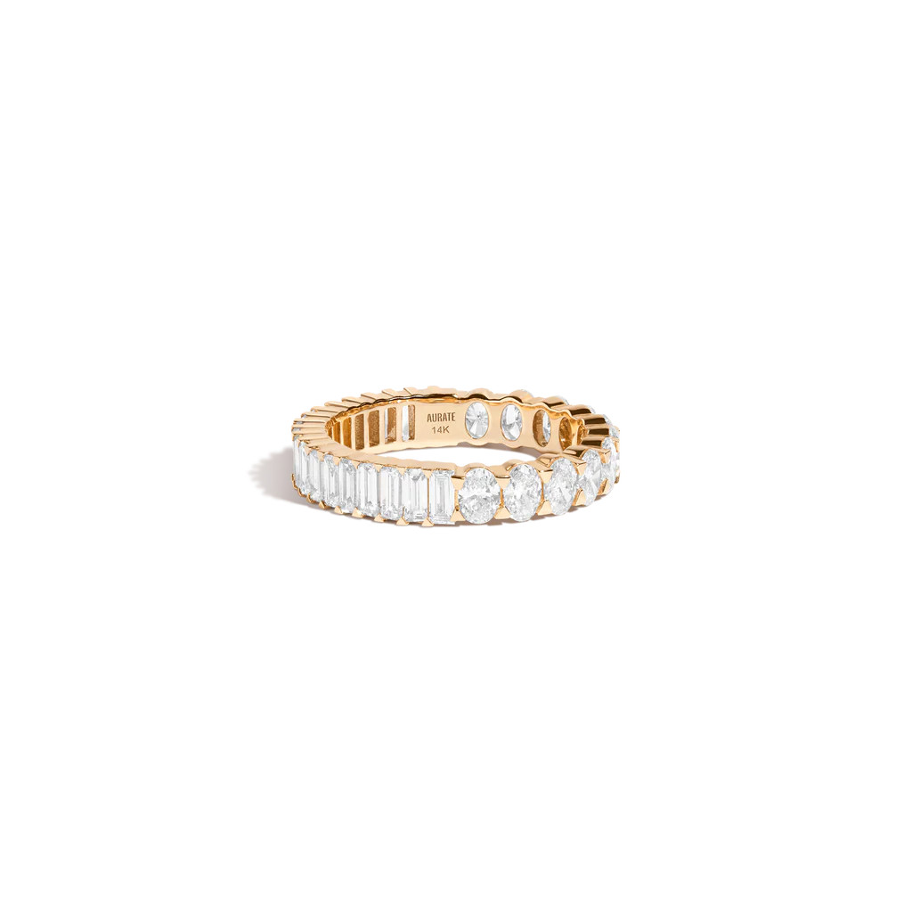 Two-in-One Lab Grown Diamond Eternity Ring | AUrate New York