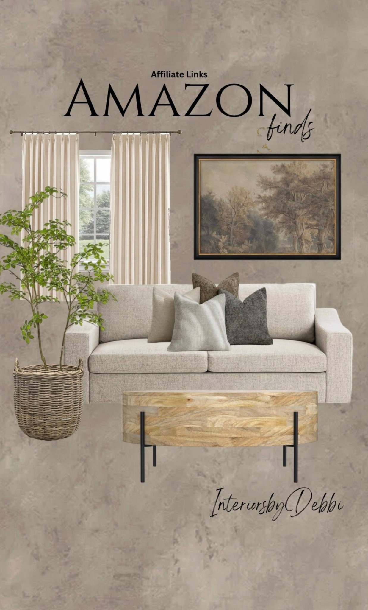 Amazon Finds
Drapery, framed art, sofa, faux tree, coffee table, transitional home, modern decor, amazon find, amazon home, target home decor, mcgee and co, studio mcgee, amazon must have, pottery barn, Walmart finds, affordable decor, home styling, budget friendly, accessories, neutral decor, home finds, new arrival, coming soon, sale alert, high end look for less, Amazon favorites, Target finds, cozy, modern, earthy, transitional, luxe, romantic, home decor, budget friendly decor, Amazon decor #amazonhome



#LTKHome #LTKSeasonal