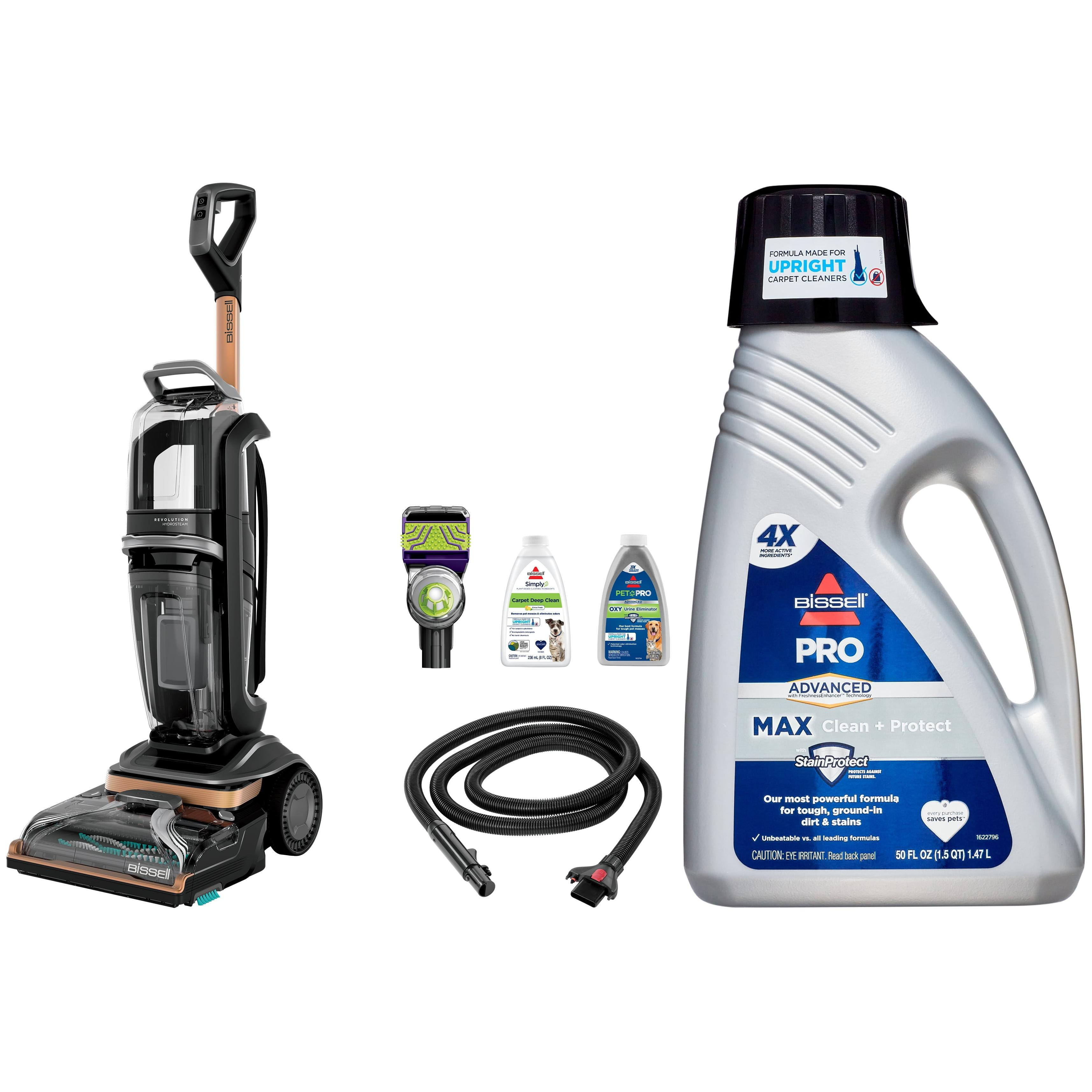 BISSELL Revolution HydroSteam Carpet Cleaner, 3428 & BISSELL Advanced Pro Max Clean + Protect Dee... | Walmart (US)