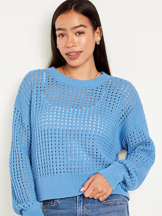 Open-Stitch Sweater for Women | Old Navy (US)
