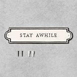 Target/Home/Home Decor/Wall Decor/Wall Accents‎Stay Awhile Sign Cream - Hearth & Hand™ with M... | Target