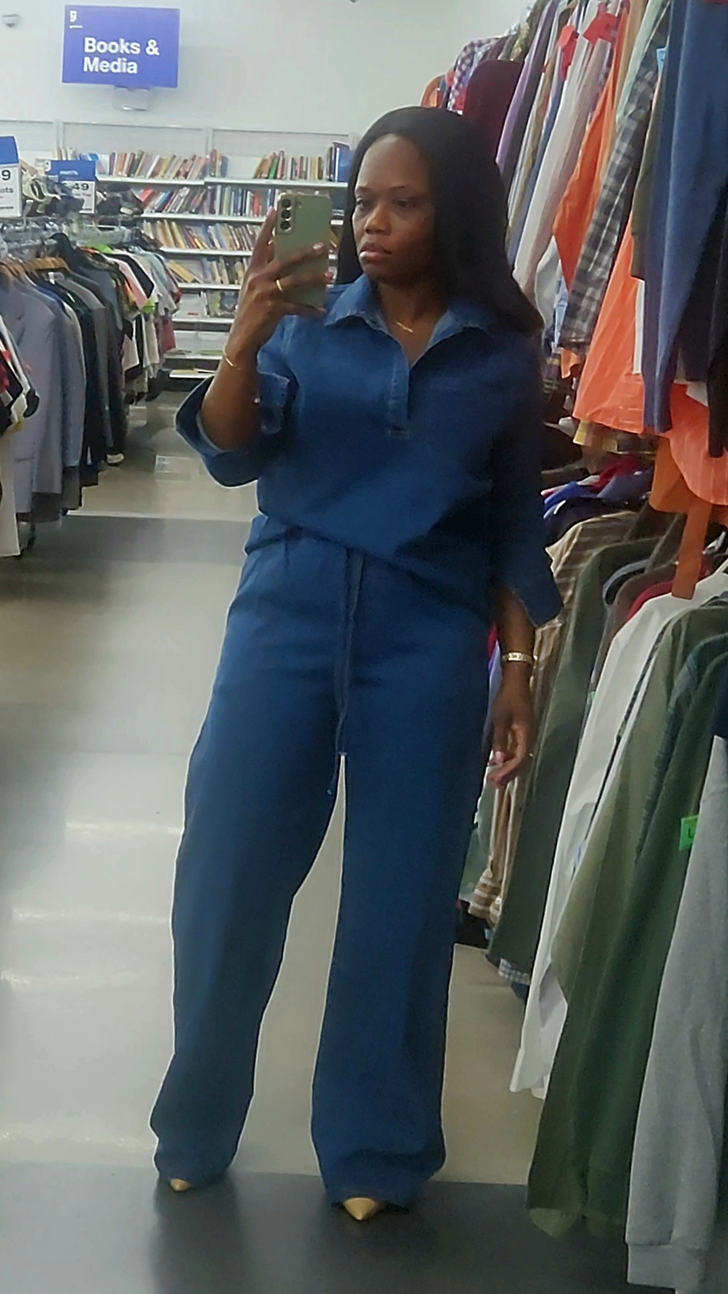 Received so many questions about this thrifted denim set! Wearing size large, but would size down so it doesn't swallow my frame. It's perfect for every body type & size

#LTKMidsize #LTKPetite #LTKPlusSize