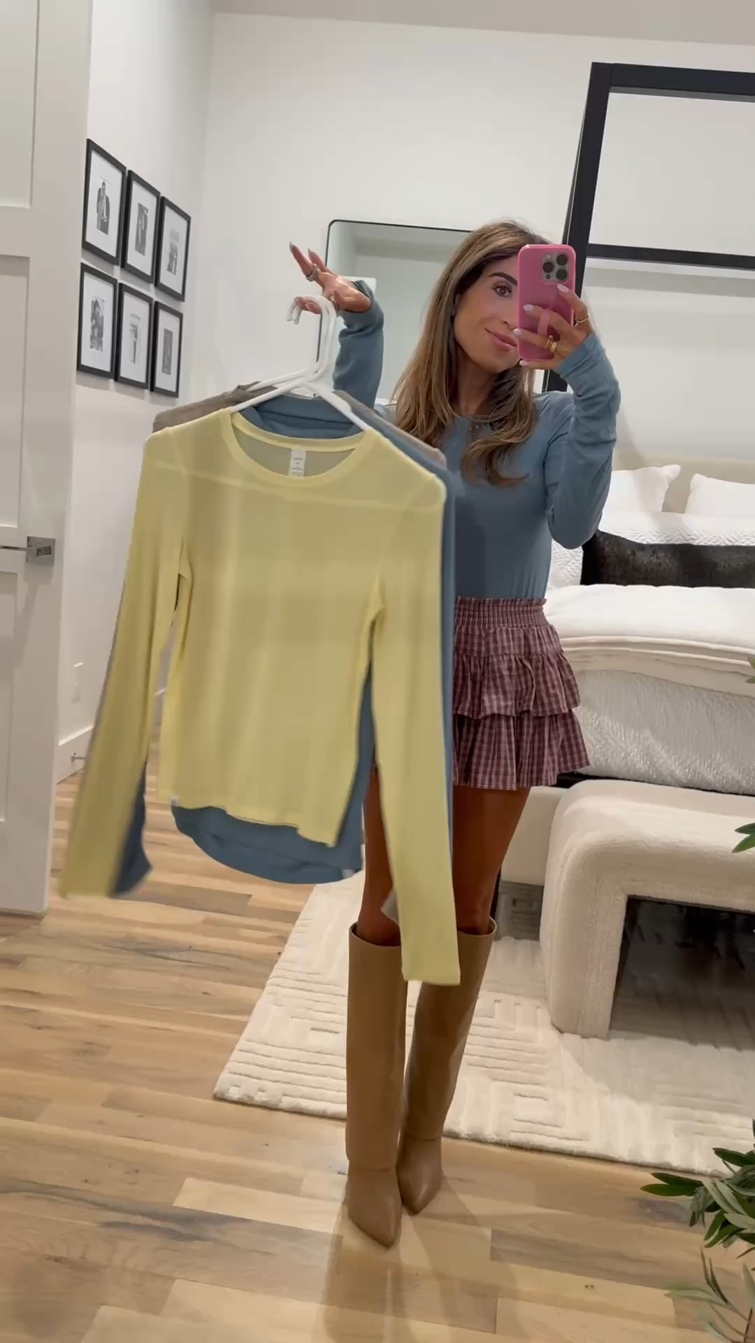 Amazon must have thin wool long sleeve tops you’ll want in every color. Wearing size xs 
Holiday outfit idea 

#LTKFindsUnder50 #LTKPetite #LTKHoliday