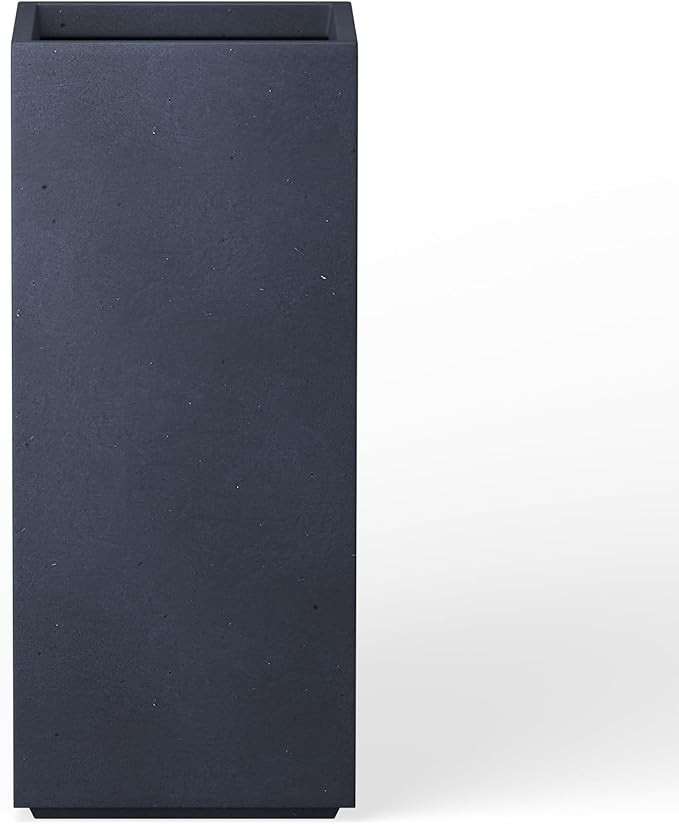 Kante 23.6" H Tall Rectangular Concrete Planter, Modern Square Diameter Plant Pot with Drainage H... | Amazon (US)