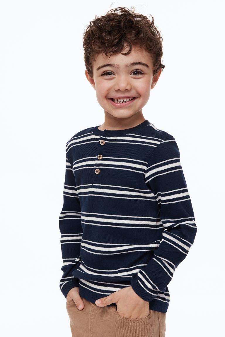 3-pack Cotton Henley Shirts | H&M (US + CA)