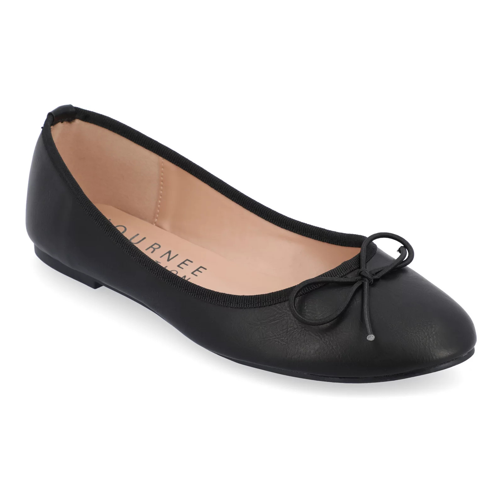 Journee Collection Vika Women's Ballet Flats, Girl's, Size: Medium (9), Black | Kohl's