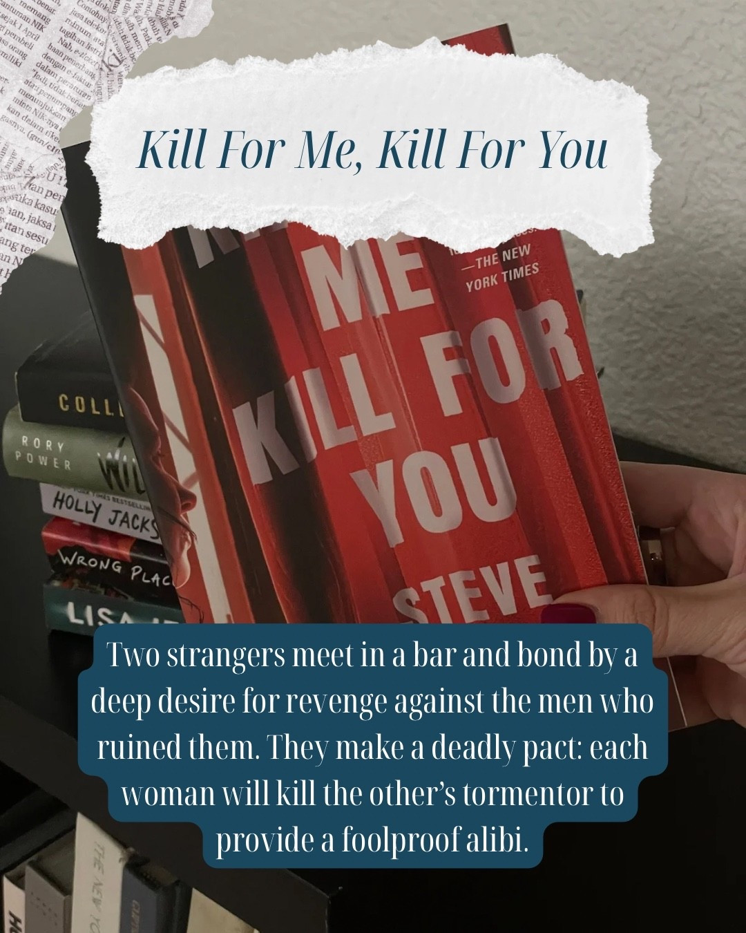 I love a good revenge story. This thriller is the perfect spooky and creepy read for Halloween season.