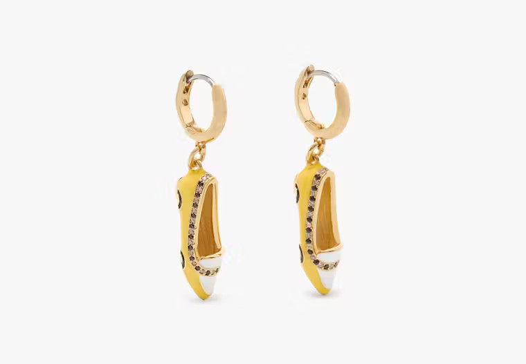 New York Minute Mini Gogo Taxi Flats Huggies | Kate Spade (US)