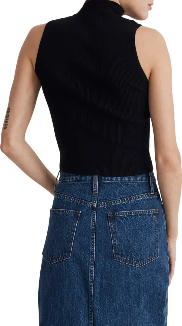 Mock Neck Wide Rib Sweater | Nordstrom