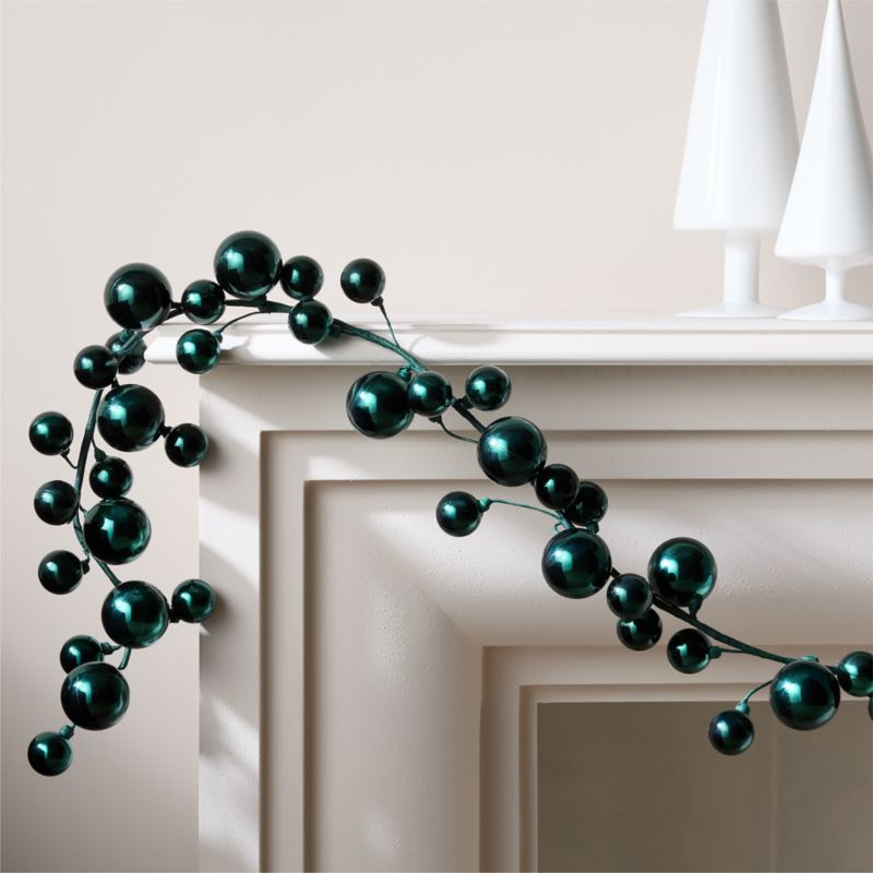 Scarab Ball Holiday Garland 72" + Reviews | CB2 | CB2
