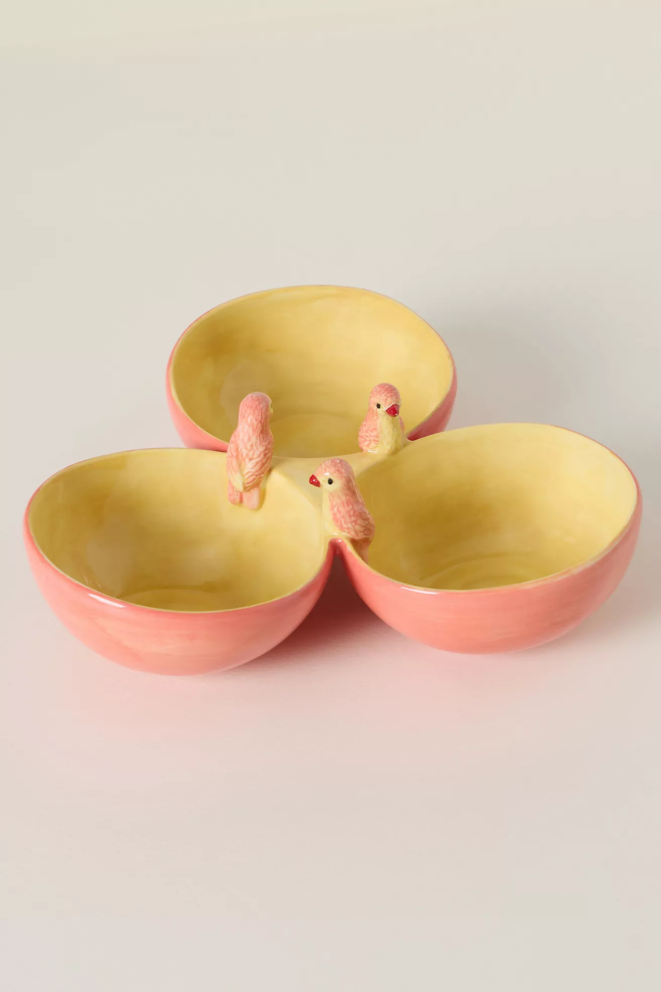 Farm Rio x Anthropologie Stoneware Tri-Bowl | Anthropologie (US)