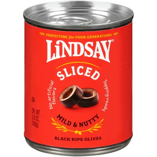 Lindsay Black Ripe Sliced Olives 3.8 oz | Walmart (US)