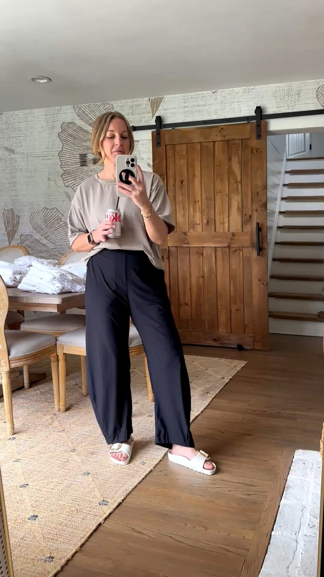 GRWM to pick up the kids from school!! Medium everything and true size 8 slides with some room. I prob could’ve sized down. In fact, I just purchased the taupe in 7-7.5.

#LTKmomlife #LTKgrwm #LTKootd