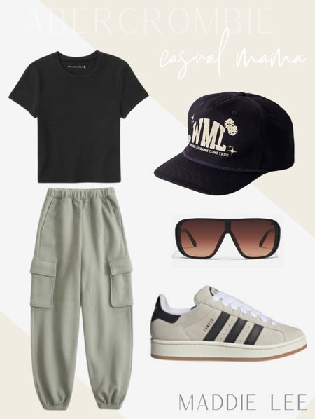 Casual mama outfit of the day 

Boy mom | motherhood | Spring | neutral | Abercrombie | free people | adidas | quay | 

#LTKmidsize #LTKstyletip #LTKshoecrush
