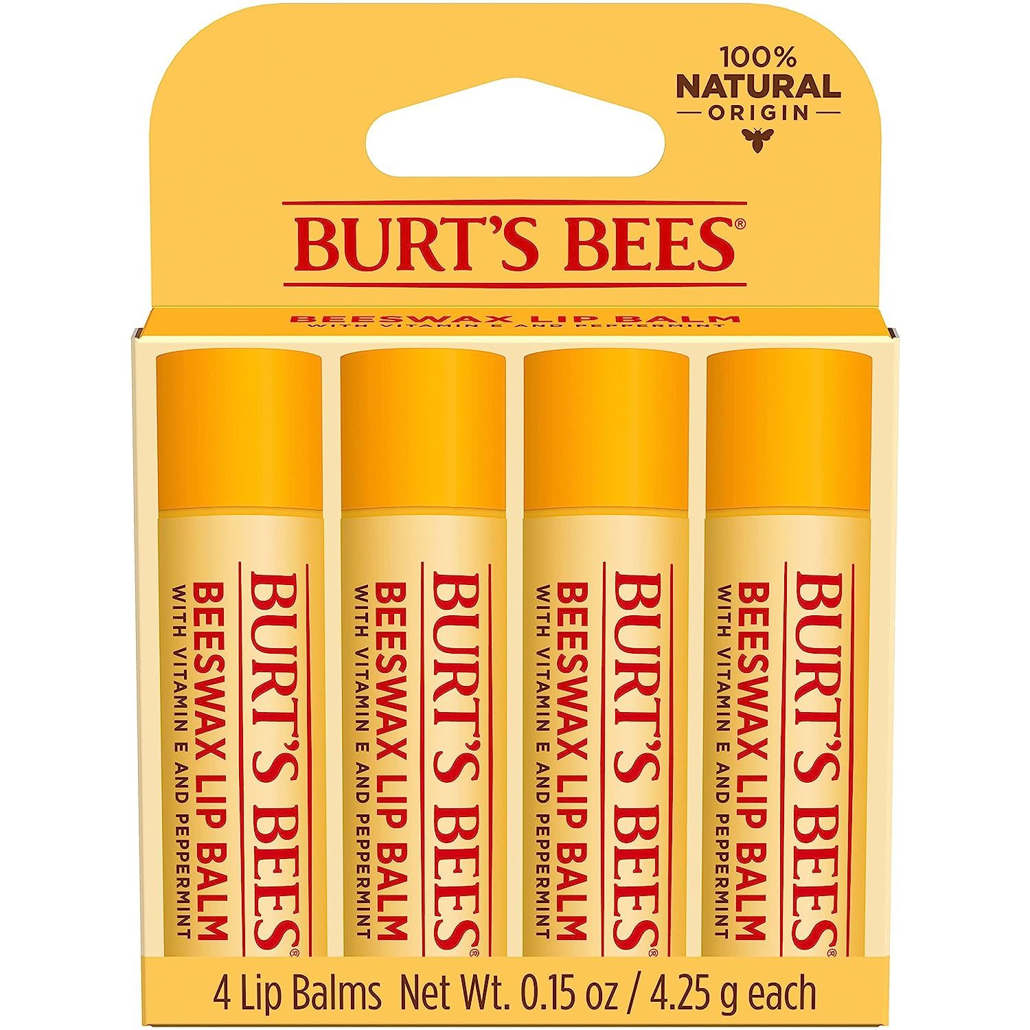 Burt's Bees Lip Balm Easter Basket Stuffers, Moisturizing Lip Care Spring Gift, for All Day Hydra... | Amazon (US)