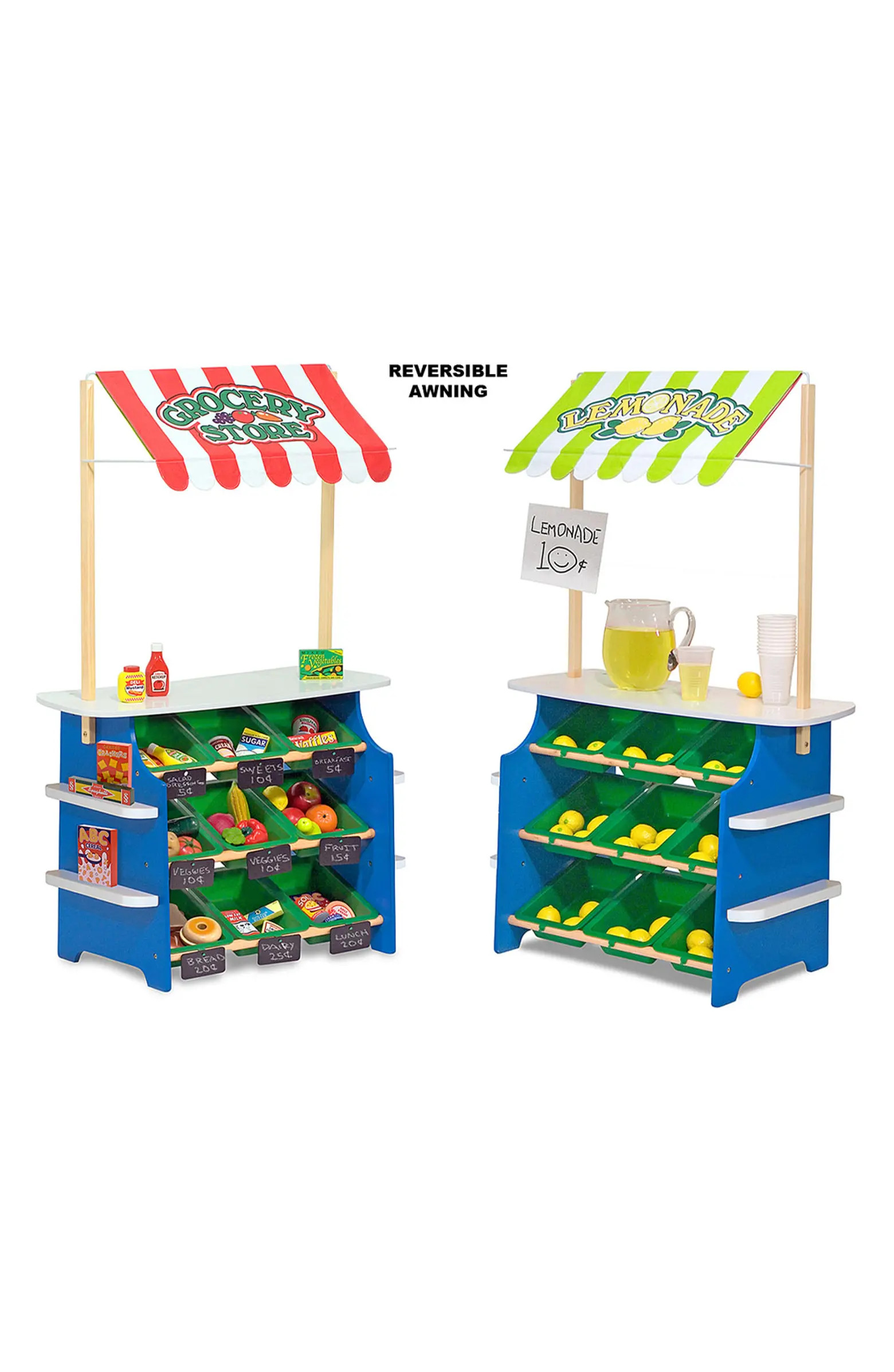 Melissa & Doug Play Time Convertible Grocery Store & Lemonade Stand Playset | Nordstrom | Nordstrom