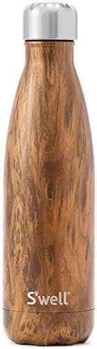 S'well Stainless Steel Water Bottle-17 Fl Oz-Teakwood Triple-Layered Vacuum-Insulated Containers ... | Amazon (US)
