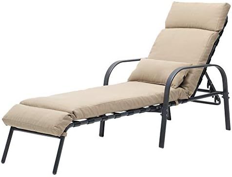 Pellebant Adjustable Patio Chaise Lounge for Outdoor Beach Pool Backyard, Indoor Lounge Chairs wi... | Amazon (US)