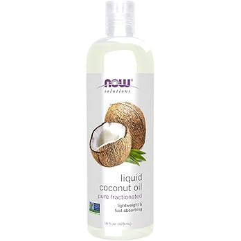 NOW Solutions, Liquid Coconut Oil, Light and Nourishing, Promotes Healthy-Looking Skin and Hair, ... | Amazon (US)