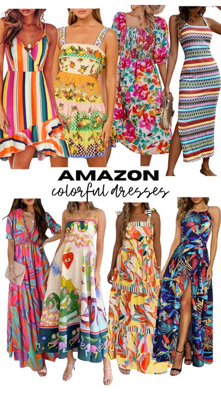 The prettiest colorful dresses on Amazon!

#LTKStyleTip #LTKTravel #LTKFindsUnder50
