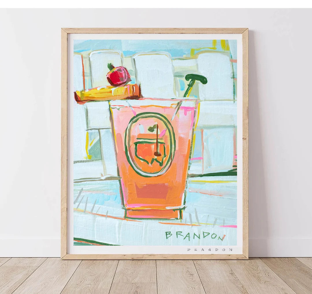 The Masters “Azalea Cocktail” by Brandon Thomas | Archival-Quality Art Print | Etsy (US)