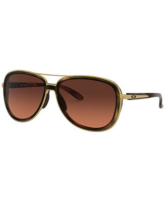 Women's Polarized Sunglasses, OO4129 Split Time 58 | Macy's