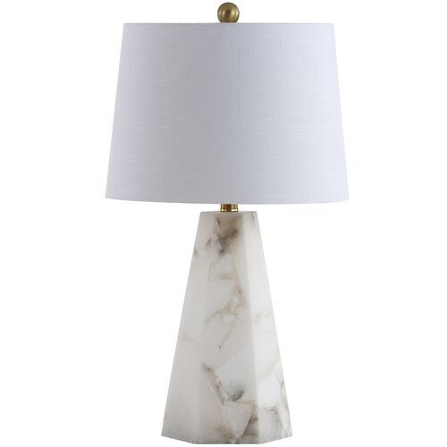 Tempest Alabaster Table Lamp - White | Desk Lamp, Bedside Lamp | One Kings Lane