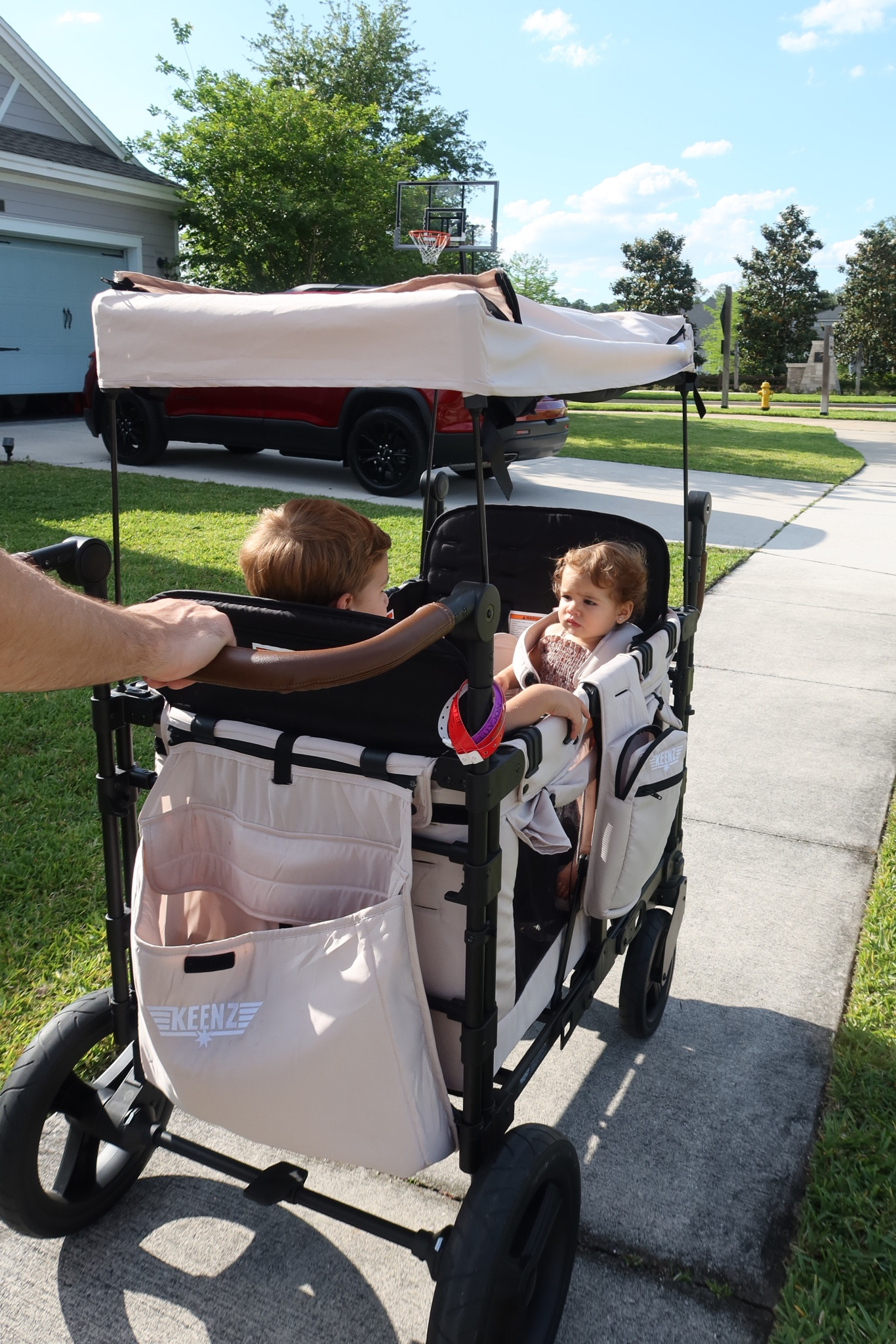 Summer is here and if you're wondering whether a stroller wagon would make your life easier, this is your sign to go ahead and get one! With its roomy storage, comfortable seating, and easy maneuverability, a stroller wagon is perfect for all your summer adventures. Whether you're heading to the beach, park or a family trip, a stroller wagon is the perfect way to keep your little ones safe and happy while also making your life more convenient. Don't wait any longer, get your stroller wagon today and enjoy the summer with your family to the fullest!

#LTKFind #LTKkids #LTKSeasonal