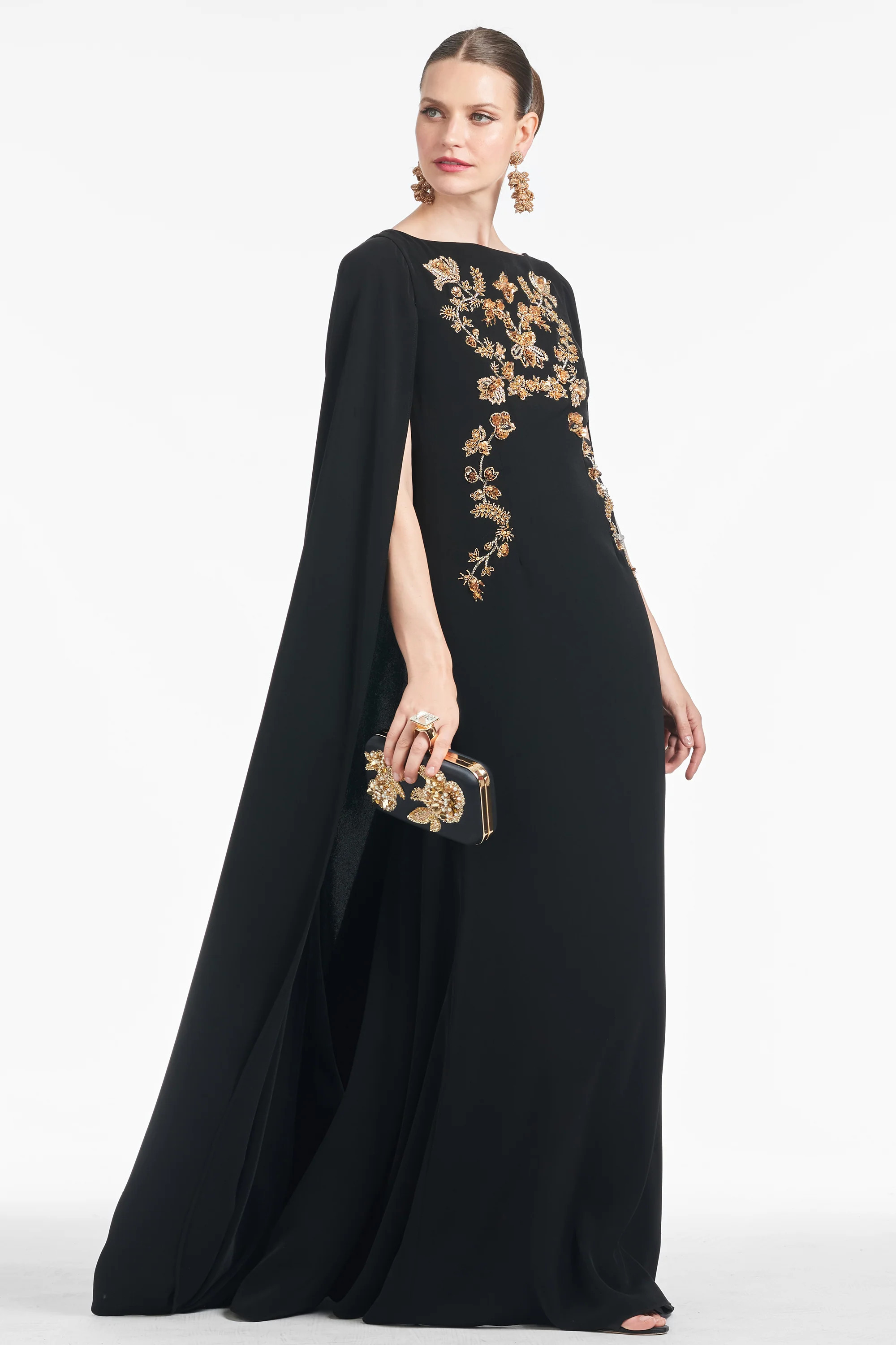 Vittoria Gown - Black | Sachin and Babi