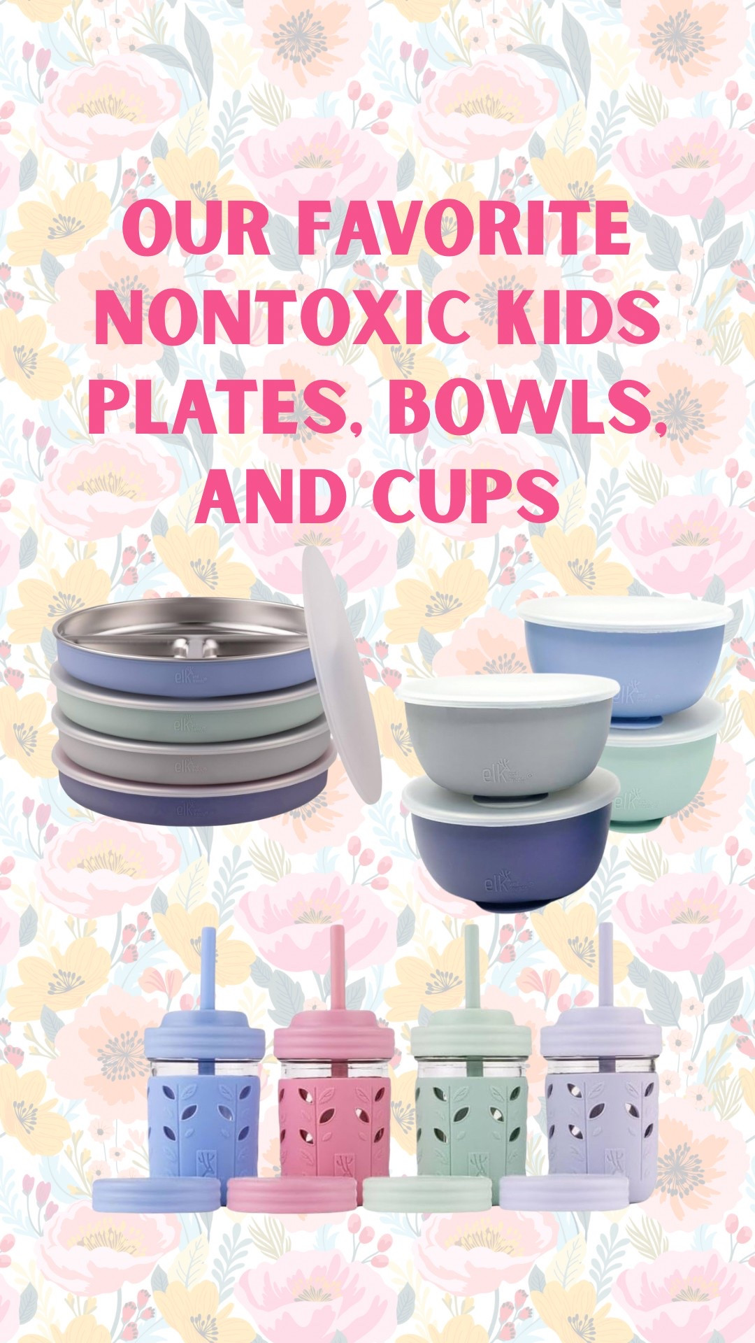 Nontoxic kids plates, bowls, and cups! 

#LTKHome #LTKFamily #LTKKids